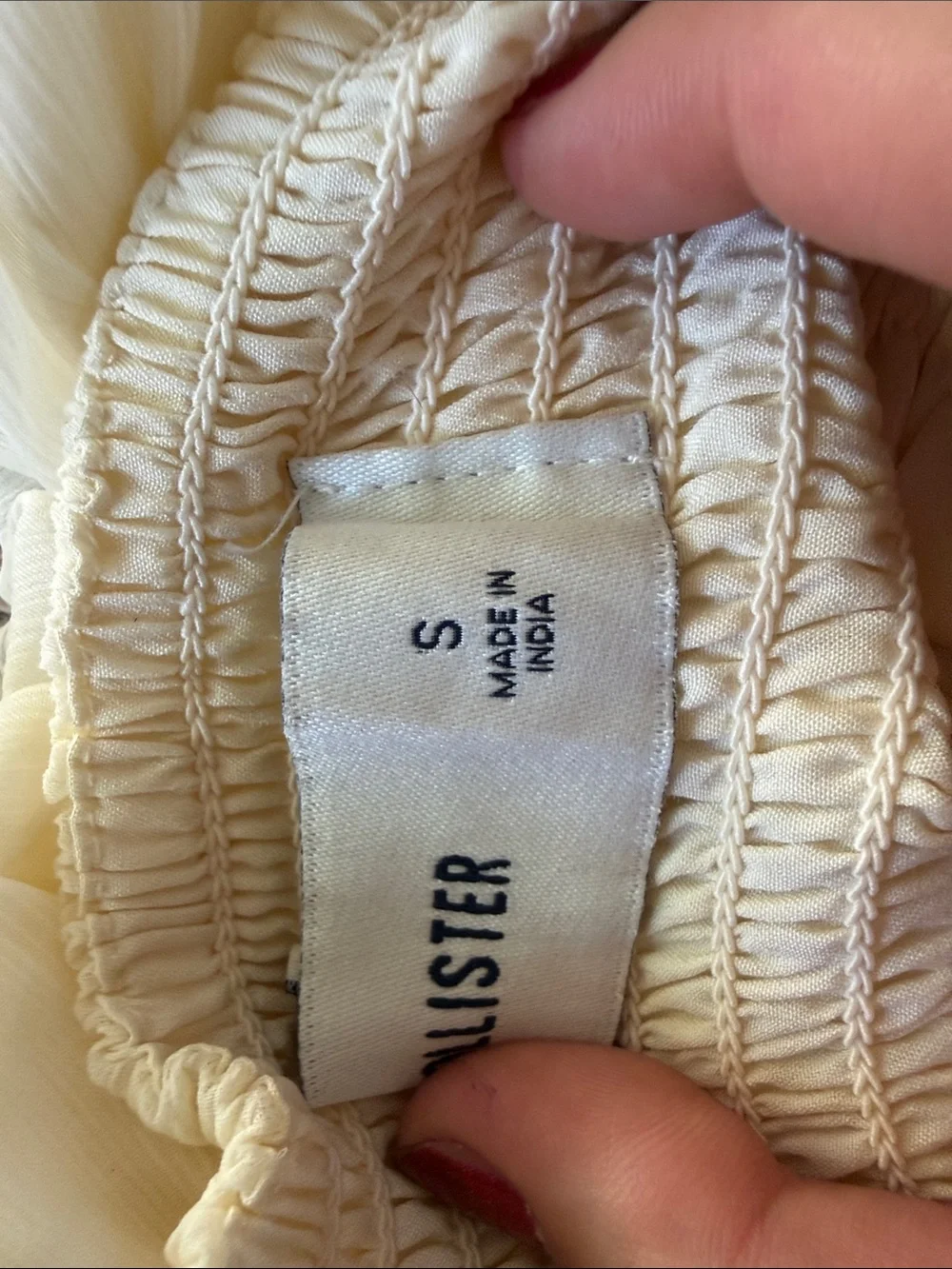 Hollister Embroidered Baby Doll tank - Picture 3 of 3